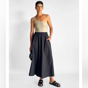 Matteau Relaxed Everyday Midi Length Skirt